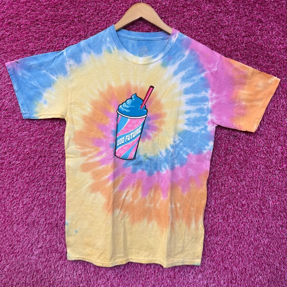 Odd Future Blue Raspberry Frozen Treat OFWGKTA Rap Tie Dye M